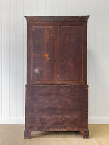 A Large and Early 19th Century Ebonized English Bookcase