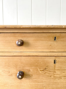 An Antique Swedish Pine Chest of Drawers/Dresser c1890