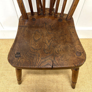 An Ash Spindle Back Side Chair