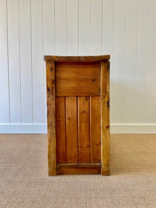 An English Country 2 Drawer Pine Buffet Sideboard c1860