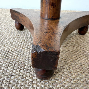 A Victorian Mahogany Tripod Side Table