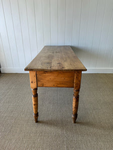 An Antique English Server or Console Table with Cup Handles