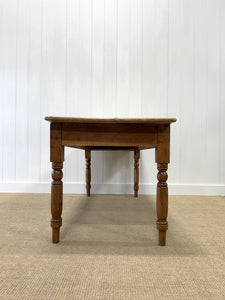 An Antique English Country Pine 6ft Dining Table