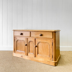 An Antique English Pine Sideboard c1890