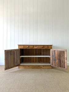 An Antique French Pine Sideboard c1860