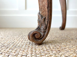 An 18th Century French Side Chair Newly Upholstered in Linen