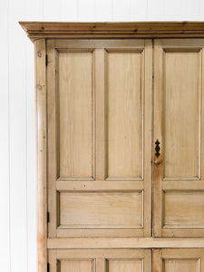 A Large 19th Century English Pine Housekeeper's  Cupboard