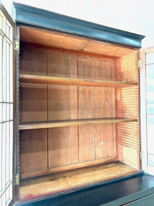 A 19th Century Pine Bookcase Cabinet or Hutch