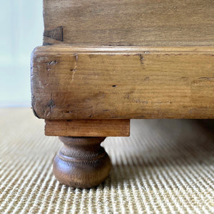 An English Pine Blanket Box or Toy Box Coffee Table c1890