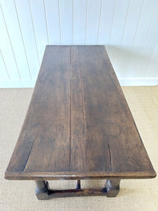 An Antique 18th Century English Country Oak 6ft Refectory Style Table