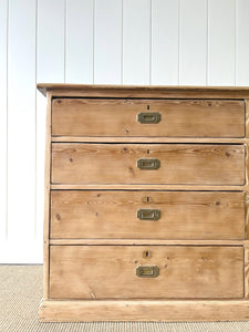 A 19th Century English Bank of Drawers or Sideboard