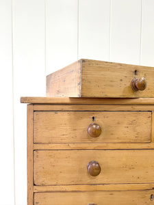 An English Pine Chest of Drawers