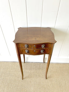 A Very Good English Regency Mahogany Side Table or Nightstand c1810