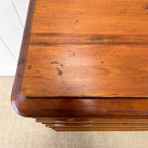 A 19th Century Biedermeier Pitch Pine Chest of Drawers