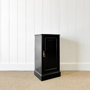 An Ebonized Antique Nightstand c1890