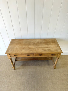 An Antique Pine Server or Console Table