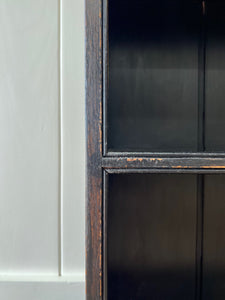 A 19th Century English Ebonized Pine Bookcase