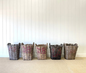 Beautiful and Large Portuguese Antique Grape Harvest Baskets - Sold Individually