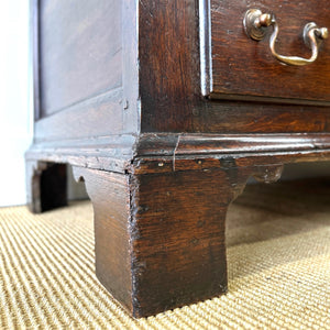 A Beautiful English 18th Century Georgian Oak Tack Cupboard