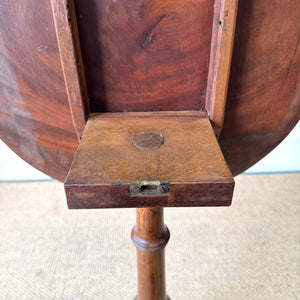 A Victorian Mahogany Tripod Side Table