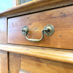 A 19th Century English Bookcase Cabinet or Hutch