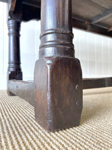 An Antique 18th Century English Country Oak 6ft Refectory Style Table