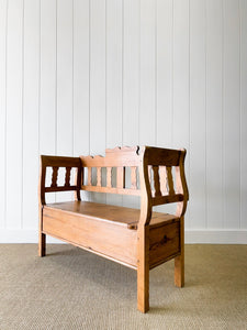 An Antique Country Hall Bench