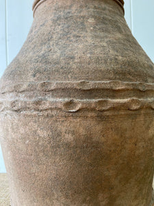 An Old Italian or Turkish Olive Jar