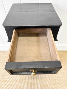 An Ebonized Antique Nightstand c1890