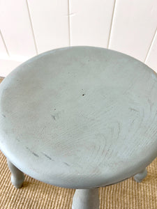 A Painted Victorian Wooden Stool