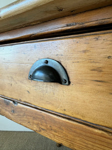 An Antique English Server or Console Table with Cup Handles