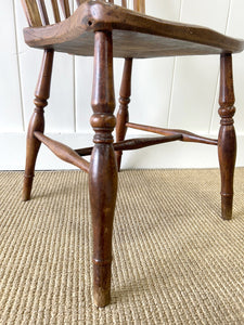 A Pair of Georgian Ash Wheel Back Side Chairs