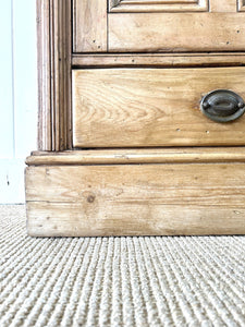 An English 19th Century Pine Housekeepers Cupboard