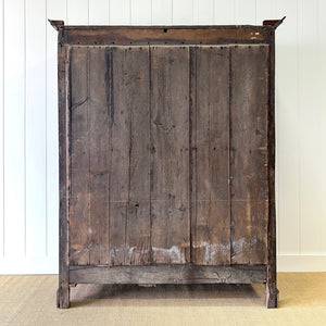 A Beautiful English 18th Century Georgian Oak Tack Cupboard