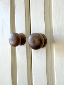 An Antique English Pine Pantry Cupboard