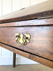 An Antique English Oak Clerk's Desk c1790