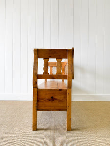 An Antique Country Hall Bench