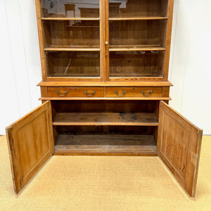 A 19th Century English Bookcase Cabinet or Hutch