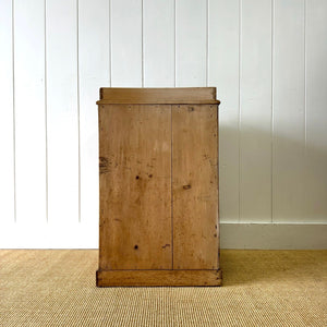 A Charming Pine Nightstand c1890 with Porcelain Knob