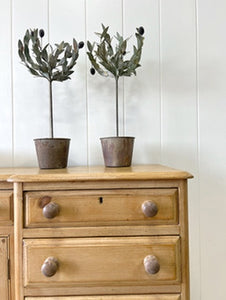 A Light Pine Antique English Sideboard c1890