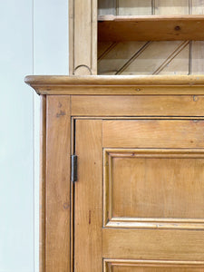 An Extravagant 19th Century Pine Welsh Dresser or Cupboard