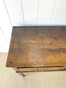 A George III Oak Welsh Dresser Base