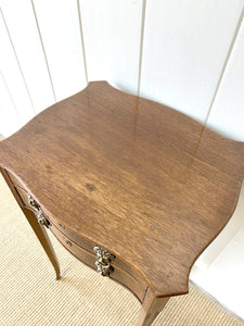 A Very Good English Regency Mahogany Side Table or Nightstand c1810