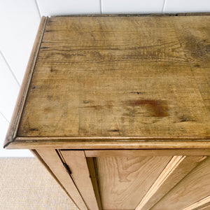 An Antique English Pine Pantry Cupboard