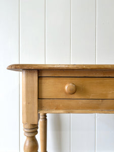 An English Country Pine Console Table