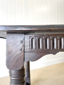 An Antique 18th Century English Country Oak 6ft Refectory Style Table