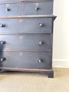 An Early 19th Century Tall but Narrow Ebonized English Bookcase