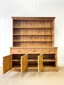 An Wonderful Late 19th Century Pine Welsh Dresser or Cupboard