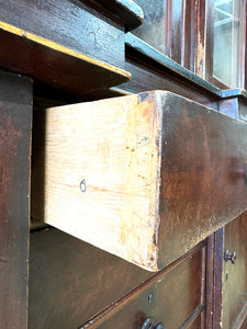 A Scottish Mahogany Breakfront Library or Dining Room Cabinet c1840