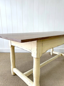 Antique English Country 6ft Refectory Style Table